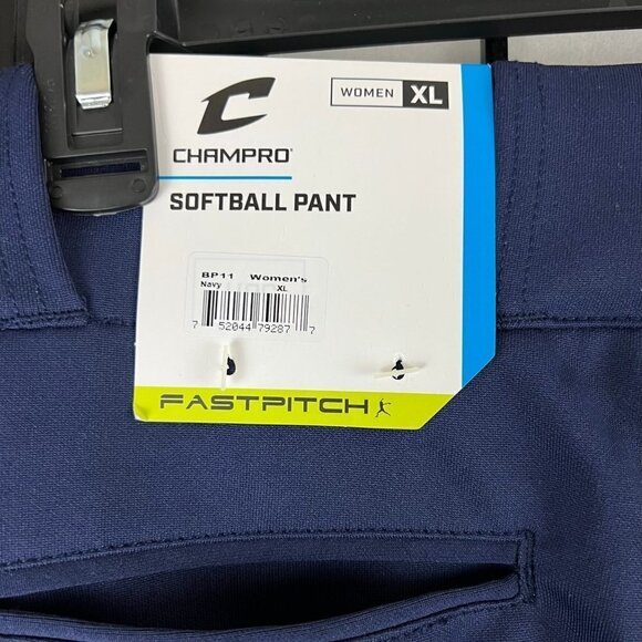 Champro  Fastpitch Softball Pants Blue XL - Picture 3 of 4